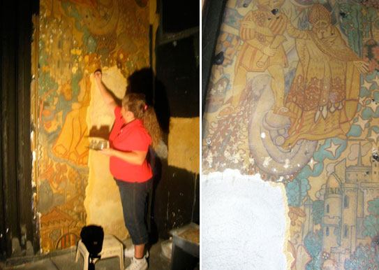master art conservationist mural restoration expert Lisa Capano
